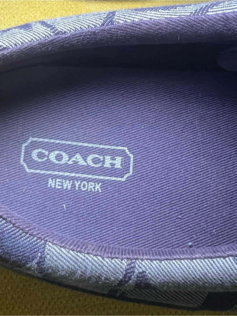 Coach Women’s Priya Signature Double Velcro Strap Sneakers in Gray
